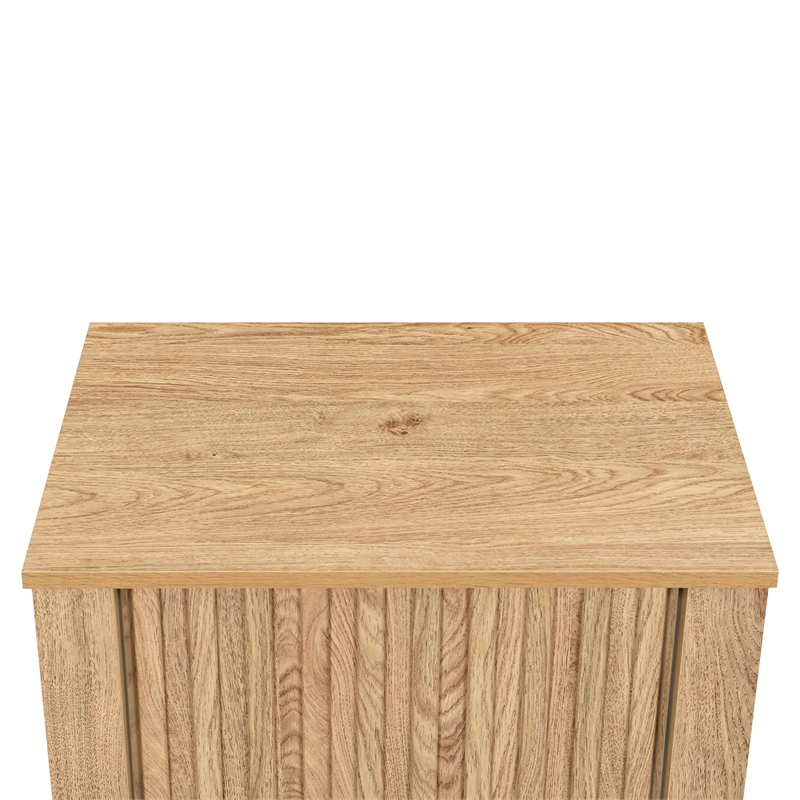 New Classic Furniture Thayer Wood 1-Drawer End Table in Natural/Beige