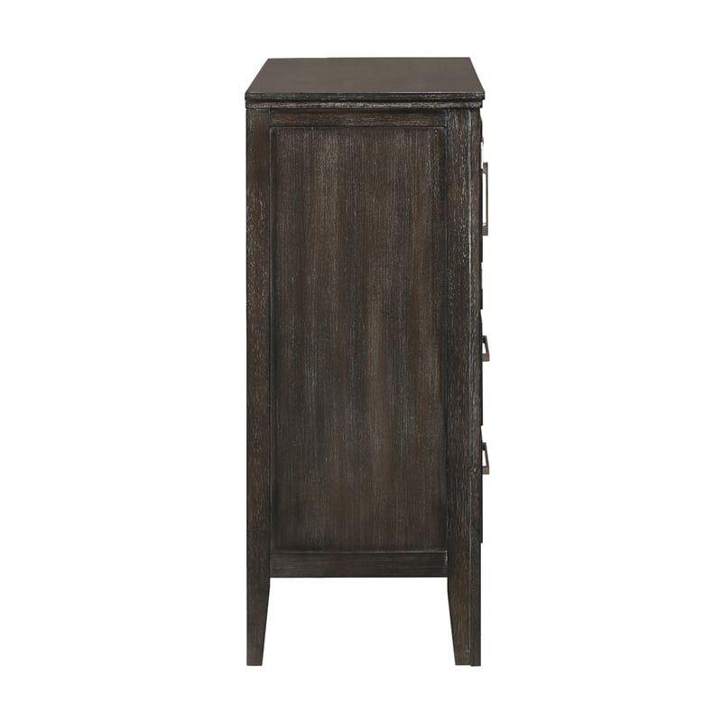 New Classic Furniture Andover 3-Pc Wood Bedroom Set with Dresser in Nutmeg