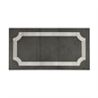 New Classic Furniture Lisbon Wood Rectangle Dining Table in Gray