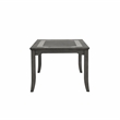 New Classic Furniture Lisbon Wood Rectangle Dining Table in Gray