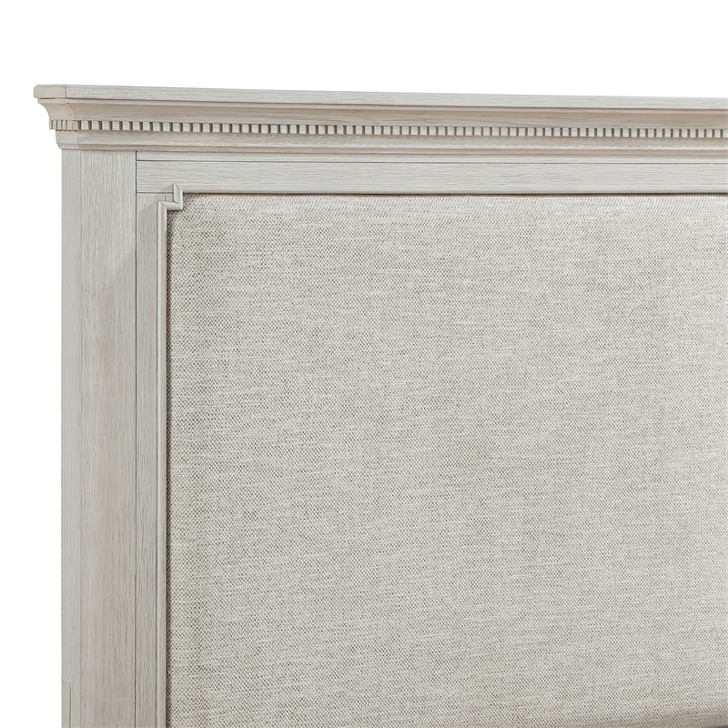New Classic Furniture Silver Sands Wood Twin Size Panel Bed in Misty Gray