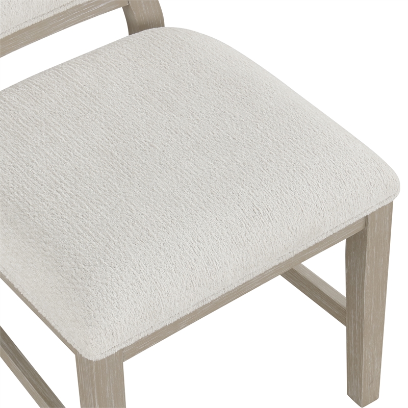 New Classic Furniture Gwendolyn Wood Dining Side Chair in Beige (Set of 2)