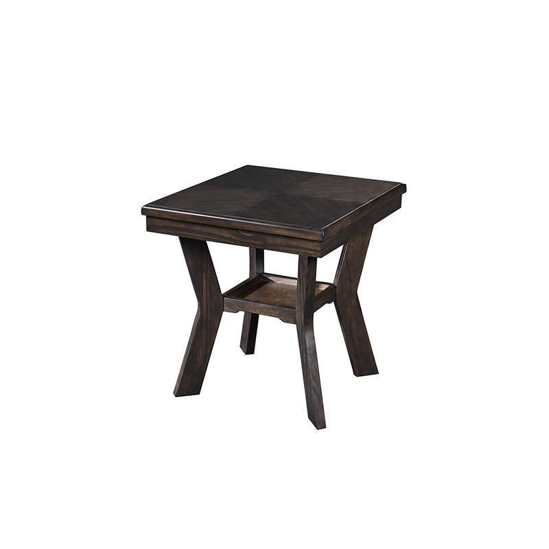 New Classic Furniture Gia 3-Piece Wood Occasional Table Set in Brown