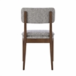New Classic Furniture Miller 5-Piece Wood Rectangular Dining Set in Walnut