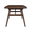 New Classic Furniture Miller 7-Piece Wood Rectangular Dining Set in Walnut