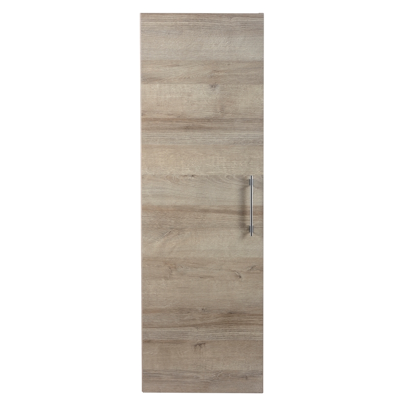 Cutler Kitchen and Bath Kato Modern Wood/Metal Linen Tower in Organic Oak