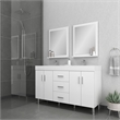 Alya Bath Ripley Modern Engineered Wood Bathroom Vanity in White