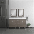 Alya Bath Ripley Modern Engineered Wood Bathroom Vanity in Gray