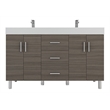 Alya Bath Ripley Modern Engineered Wood Bathroom Vanity in Gray