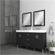 Alya Bath Ripley Modern Engineered Wood Bathroom Vanity in Black