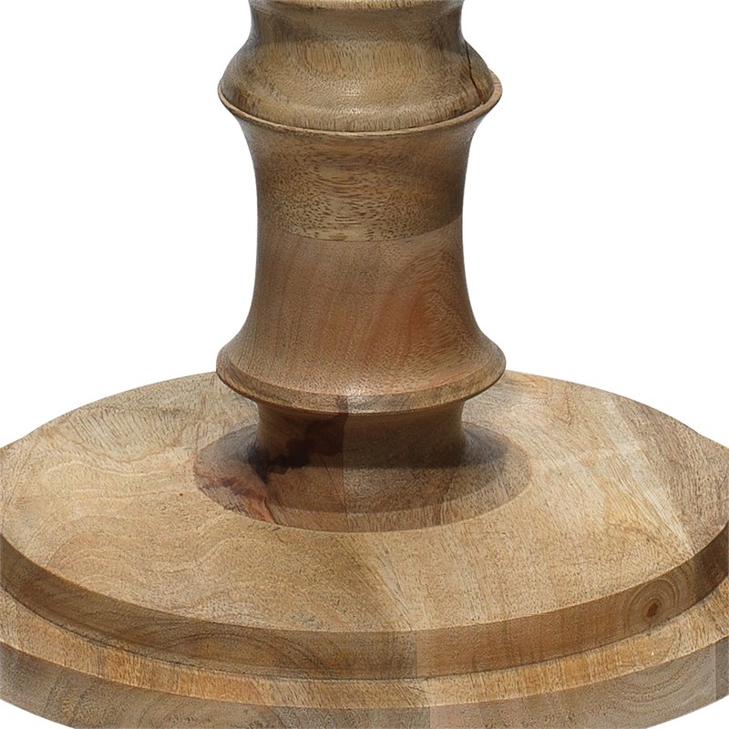 J&D Designs Co Revolution Traditional Wood/Grasscloth Floor Lamp in Brown