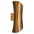J&D Designs Co Capsule Modern Steel Metal Sconce in Antique Brass/Silver