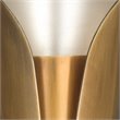 J&D Designs Co Capsule Modern Steel Metal Sconce in Antique Brass/Silver