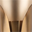 J&D Designs Co Capsule Modern Steel Metal Sconce in Antique Brass/Silver