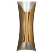 J&D Designs Co Capsule Modern Steel Metal Sconce in Antique Brass/Silver