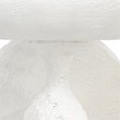 J&D Designs Co Concord Transitional Steel Metal/Plaster Wall Sconce in White
