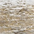 J&D Designs Co Swan Large Curved Glass/Steel Sconce in Clear Textured/Brass