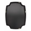 J&D Designs Co Selene Traditional Resin Mirror in Textured Charcoal