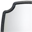 J&D Designs Co Selene Traditional Resin Mirror in Textured Charcoal