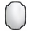J&D Designs Co Selene Traditional Resin Mirror in Textured Charcoal