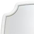 J&D Designs Co Selene Traditional Resin Mirror in Textured White