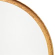 J&D Designs Co Arch Transitional Metal Mirror in Gold Brown Leaf