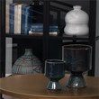 J&D Designs Co Modern Ceramic Berkeley Pots in Blue (Set of 3)