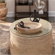 J&D Designs Co Laurel Large Transitional Wood Bowl in Natural Finish