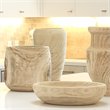 J&D Designs Co Laurel Small Transitional Wood Bowl in Natural Finish