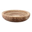 J&D Designs Co Laurel Small Transitional Wood Bowl in Natural Finish