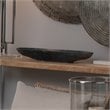 J&D Designs Co Long Oval Contemporary Marble Bowl in Gray Finish