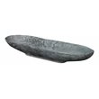 J&D Designs Co Long Oval Contemporary Marble Bowl in Gray Finish