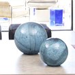 J&D Designs Co Cosmos Coastal Glass Balls in Indigo Blue Finish