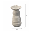 J&D Designs Co Medium Transitional Ceramic Marine Vase in Beige