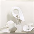 J&D Designs Co Obscure Modern Polyresin Object on Stand in White