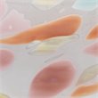 J&D Designs Co Watercolor Medium Modern Glass Bowl in Multi-Color