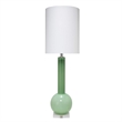 J&D Designs Co Studio Contemporary Glass Table Lamp in Petal Pink