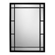 J&D Designs Chelsea Metal Extremely Versatile Grid Mirror in Matte Black