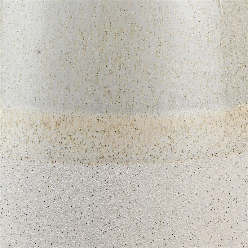 J&D Designs Alice Coastal Ceramic and Rubber Wood Table Lamp in Cream/Light Blue