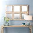 J&D Designs Aubrey Coastal Ceramic Table Lamp with Clear Acrylic Base in Blue