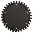 J&D Designs Brighton Beveled Transitional Fir Wood Mirror in Dark Charcoal
