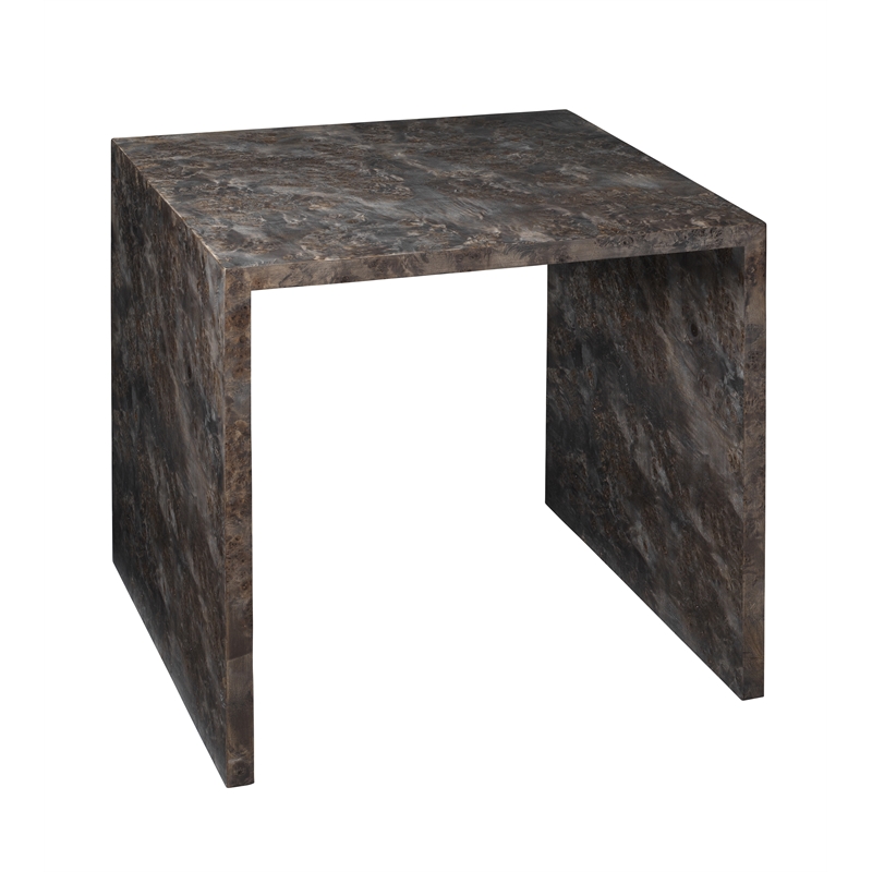 J&D Designs Co Bedford Traditional Wood Nesting Tables in Charcoal (Set of 2)