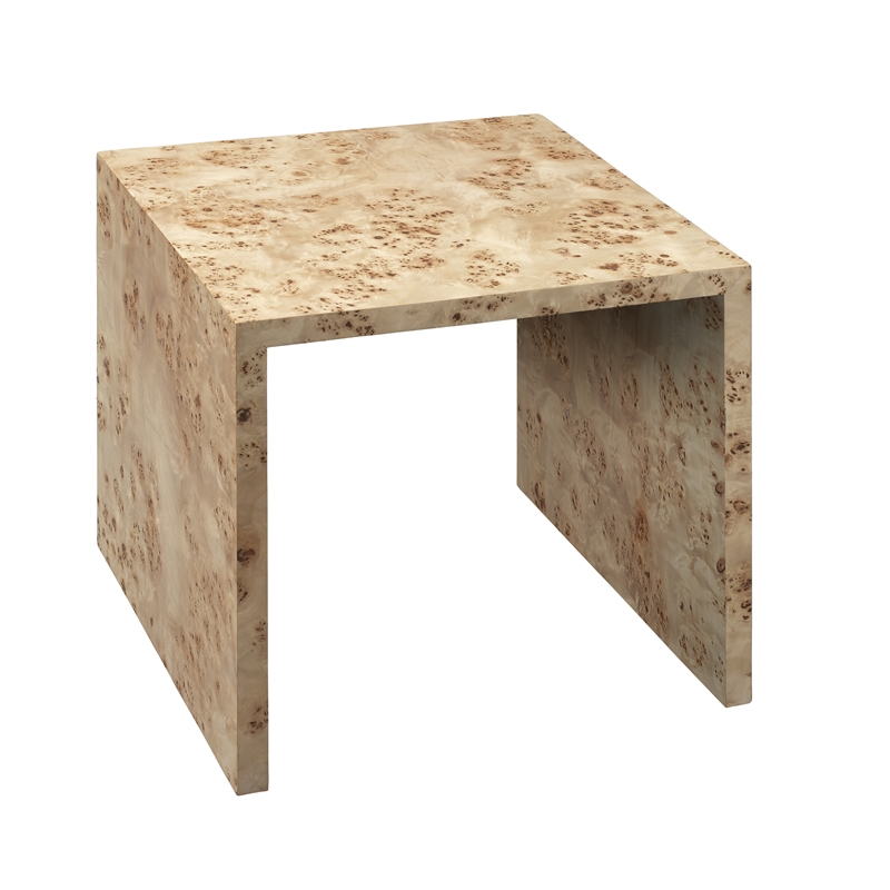 J&D Designs Co Bedford Traditional Wood Nesting Tables in Natural (Set of 2)