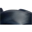 J&D Designs Co Ribbon Molded Transitional Resin Decorative Sphere in Black