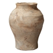 J&D Designs Co Grove Coastal Ceramic Decorative Vase in Hazelnut Brown