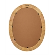 J&D Designs Aloha Coastal Rattan & MDF Wood Accent Mirror in Natural