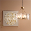 J&D Designs Co Glenn Large Round Metal Chandelier In Antique Brass