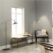 J&D Designs Co Shelby Hide Bench In White Hide and Antique Brass Metal