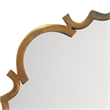 J&D Designs Co Saint Albans Steel Mirror in Antique Brass