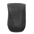 J&D Designs Co Moonrise Decorative Vase in Matte Black Porcelain